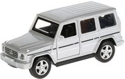 Модель машины Технопарк Mercedes-Benz G-Class G 500, серебристая, инерционная G-CLASS-SL