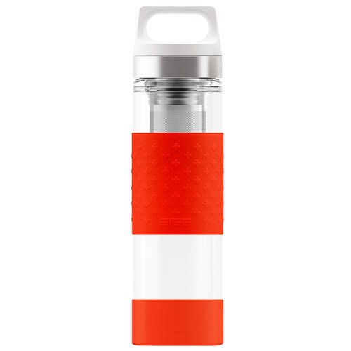 фото Термобутылка SIGG Hot & Cold Glass (0,4 л) red