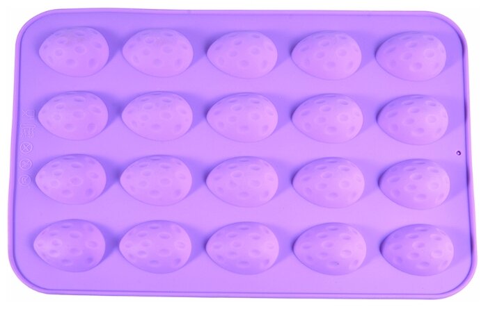 Форма для шоколада Fissman Перепелиные яйца, 20 ячеек