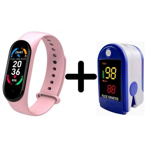 Умные часы BandRate Smart BRSM66BP-SET2 с пульсометром пультом ДУ фитнес-трекером 311000₽