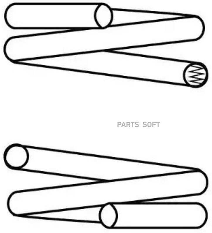CS GERMANY 14319564 Пружина пер. MERCEDES C-class W203+T-mod S203 270-350+Coupe 320 +CLC CL203+CLK C209 350 Classic+Eleg.