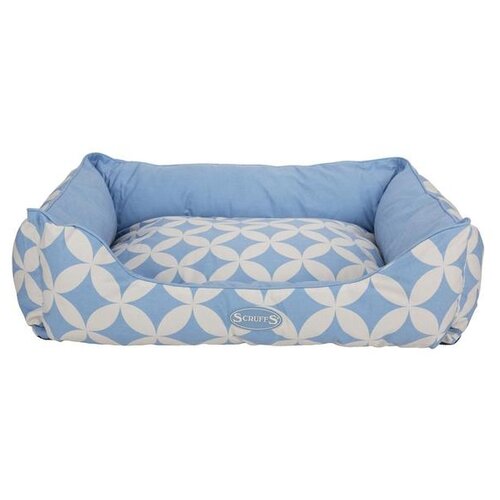 Лежак для собак и кошек Scruffs Florence Box Bed 90х70 см 90 см 70 см blue