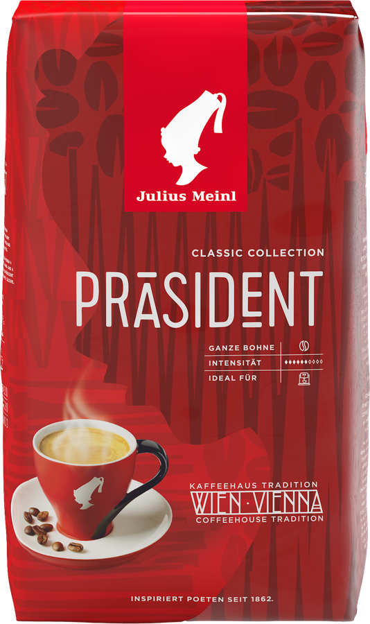 Кофе зерновой JULIUS MEINL Президент натуральный жареный