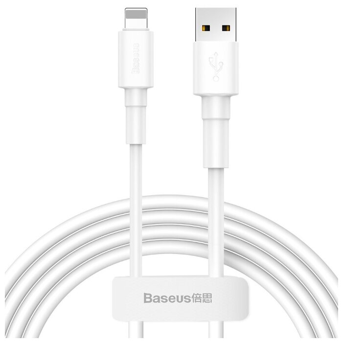 Кабель Baseus Mini White Cable USB For iP 1 м white фото 1