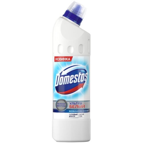 Средство для туалета Domestos "Ультра белый", гель, 500мл - 2 шт.