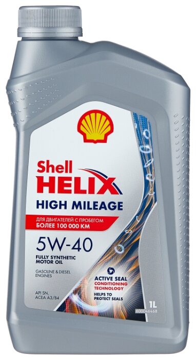 Моторное масло SHELL Helix High Mileage 5W-40 1 л