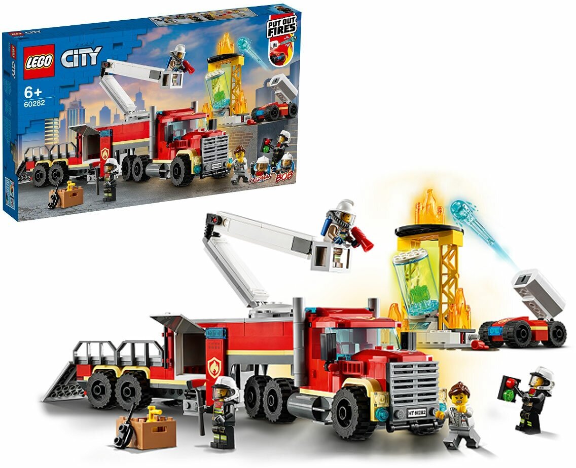 LEGO City 60282 Конструктор ЛЕГО Город Команда пожарных - фото №17