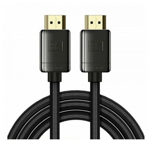 4k Кабель Baseus High Definition Series HDMI To HDMI 4k Adapter Cable 1.5m Black (WKGQ030201)