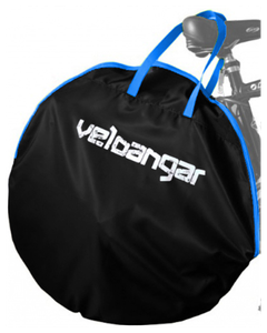 Непромокаемый чехол для перевозки колес велосипеда 26-29 V5, чёрный с голубым