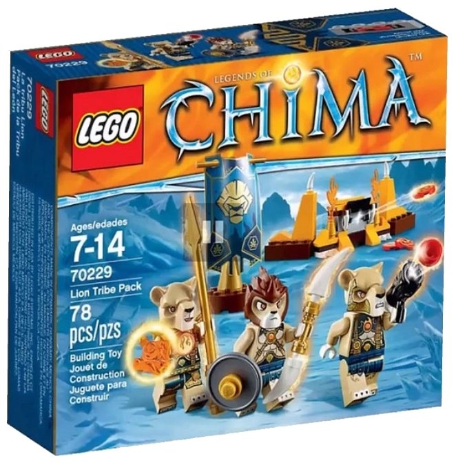 Конструктор LEGO Legends of Chima 70229 Лагерь клана Львов
