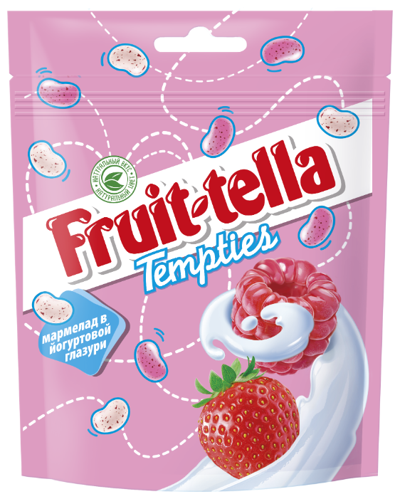 Жевательный мармелад Fruittella Tempties ягодный в йогуртовой глазури 100 г
