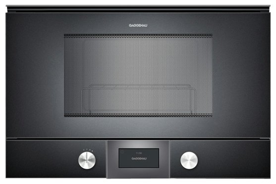 Микроволновая печь встраиваемая Gaggenau BMP 224-100, черный - фотография № 1