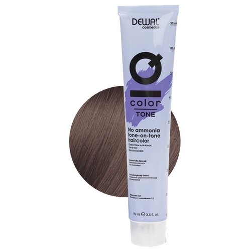 Dewal Cosmetics Краситель полуперманентный IQ COLOR TONE, 6.38 Dark gold brown blonde, 90 мл