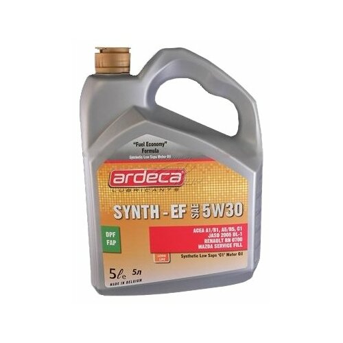Синтетическое моторное масло Ardeca SYNTH-EF 5W30, 5 л