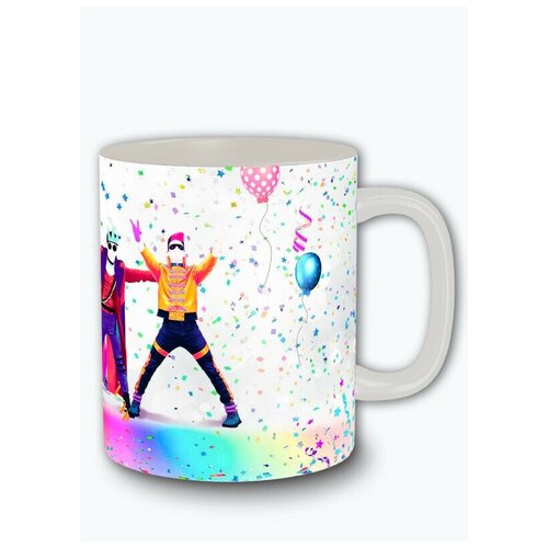 Кружка белая игры Just Dance джаст денс, танцы 12139