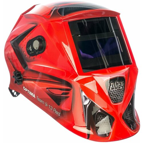 Маска сварщика хамелеон FUBAG OPTIMA TEAM 9-13 RED маска сварщика fubag хамелеон optima 4 13 visor 38439