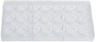 Форма для конфет Pavoni PC43, 21 ячейка, прозрачный