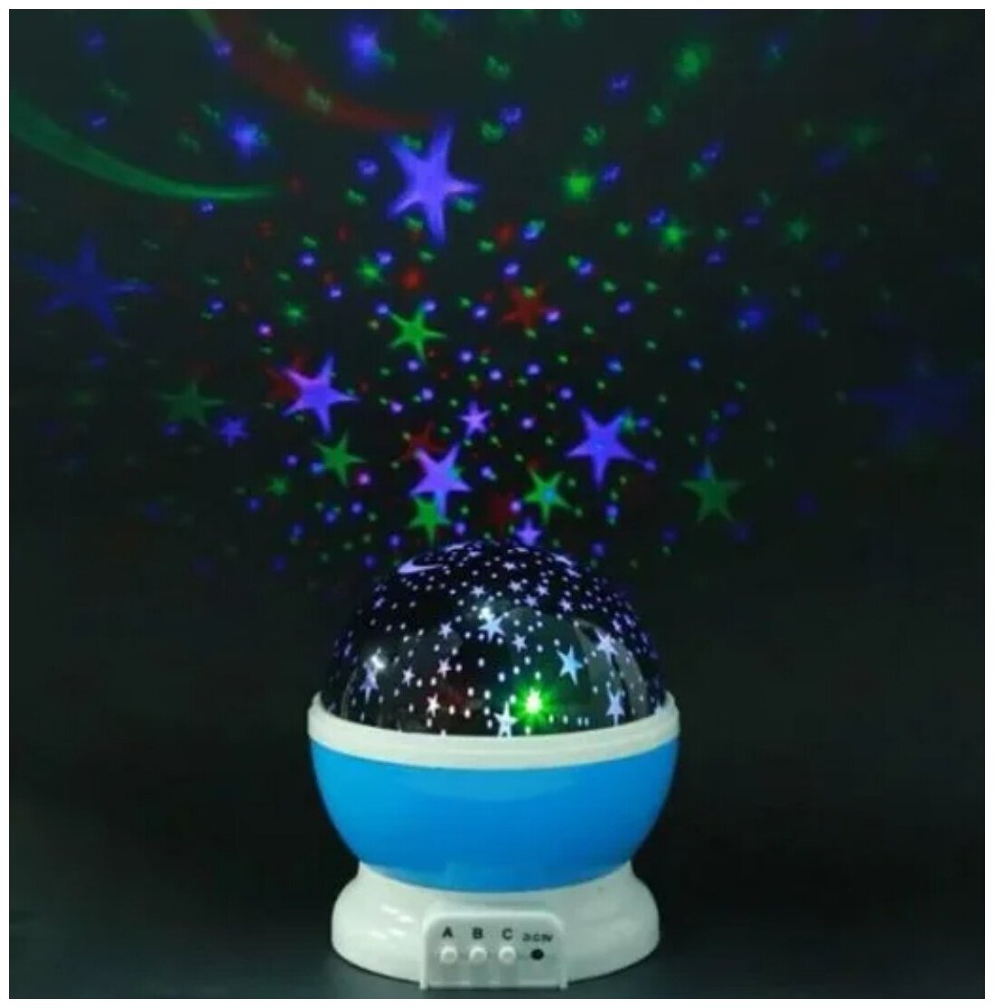 Ночник проектор звёздного неба Star master (Синий)/подарок на любой праздник - фотография № 6