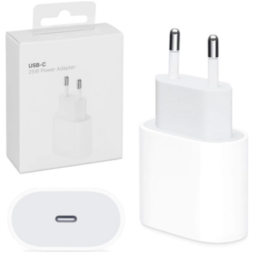 Сетевое зарядное устройство для iPhone iPad AirPods / Адаптер питания 25w для всех устройств iOS с поддержкой быстрой зарядки / Power Adapter 25w