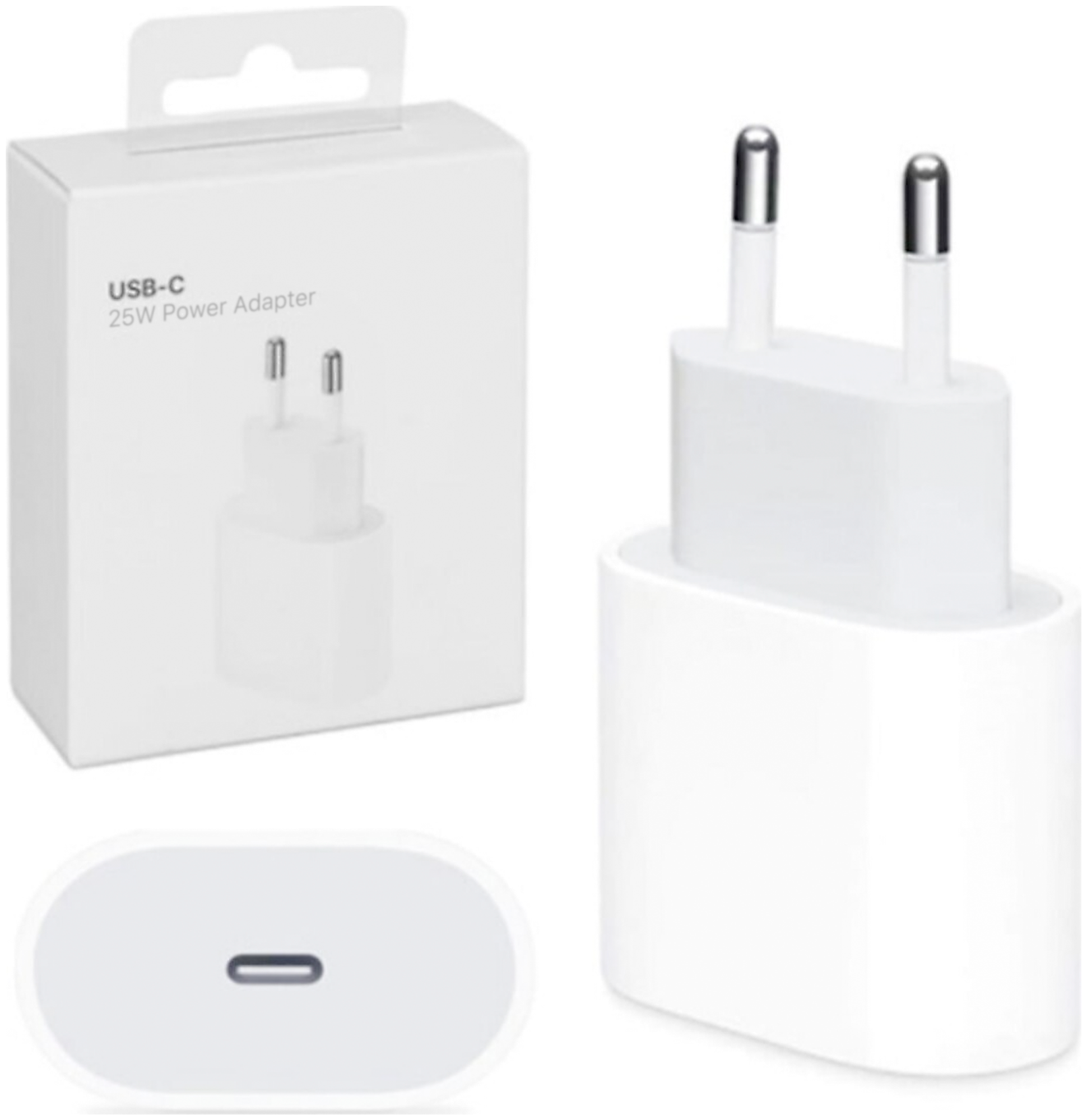 Адаптер питания 25W для iPhone, iPad, AirPods / Быстрая зарядка для айфона 25W