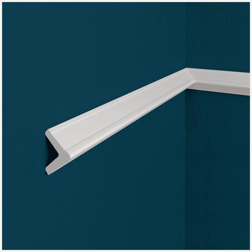 Изображение товара Молдинг угловой Перфект Plus P11, 2х2х200 см, дюрополимер, белый, под покраску, влагостойкий, 1 шт.