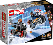 Конструктор LEGO Marvel 76260 Black Widow & Captain America Motorcycles, 130 дет.