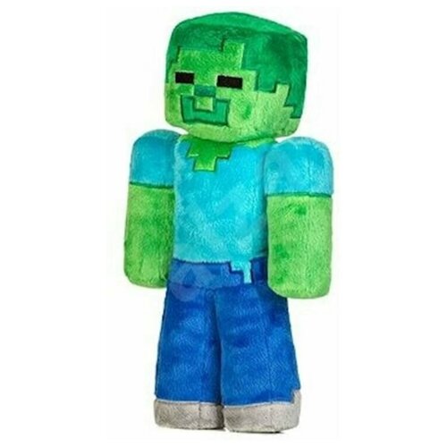 Мягкая плюшевая игрушка Minecraft (Майнкрафт)Zombie/Зомби/ 22 см мягкая игрушка minecraft zombie horse майнкрафт лошадь зомби 23 см