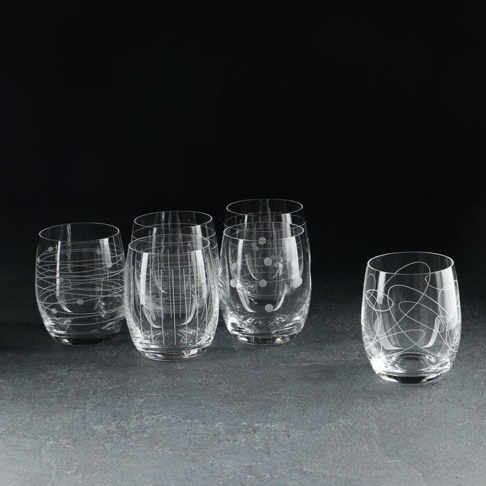 Bohemia Crystal Набор стаканов для виски «Клаб Elements», 6 шт, 300 мл, хрустальное стекло