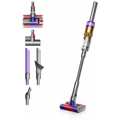 Пылесос Dyson Omni-glide+ (SV19) XD, iron/gold