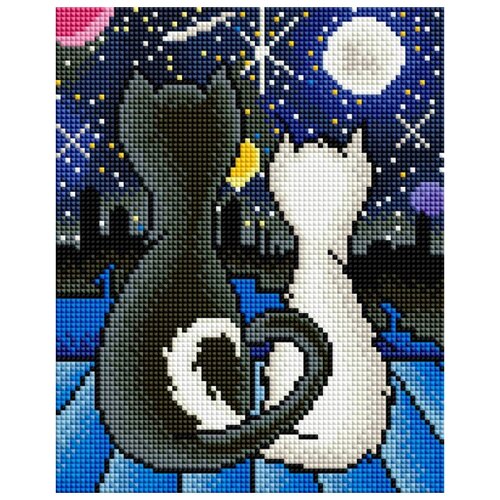 фото Белоснежка набор алмазной вышивки вместе (004-st-ps) 20x25 см