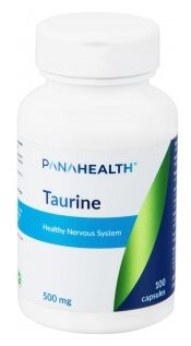 PANAHEALTH Taurine 500 мг 100 капсул (Таурин)