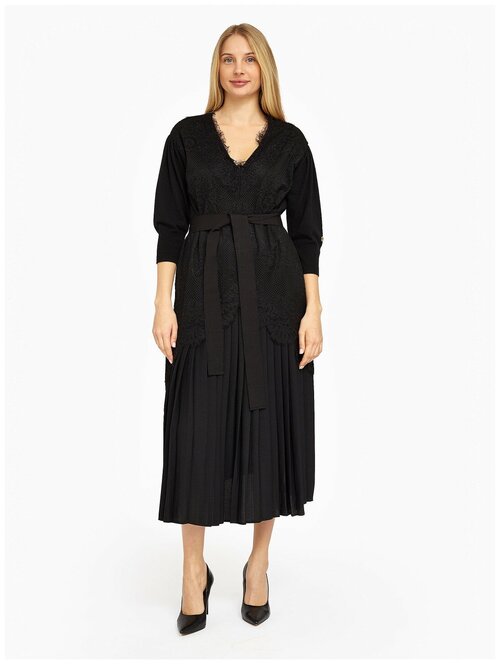 Платье Twinset Milano, размер 40, черный
