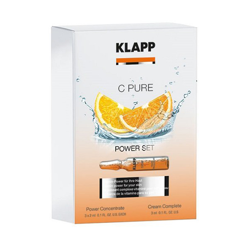 Klapp Набор C Pure Power Set ампульный концентрат кora ультраувлажнение 10 ампул по 2 мл