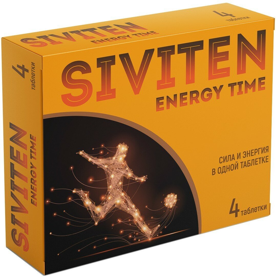 Комплекс для мужского здоровья Siviten Energy Time таб 4 шт