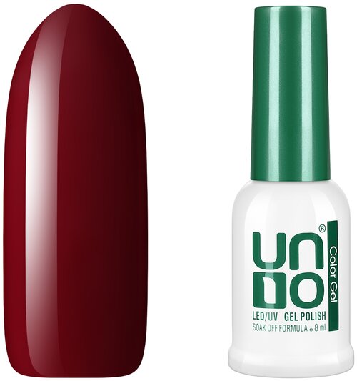 Гель лак для ногтей UNO Color Gel № 89, Dark Cherry, 8 мл