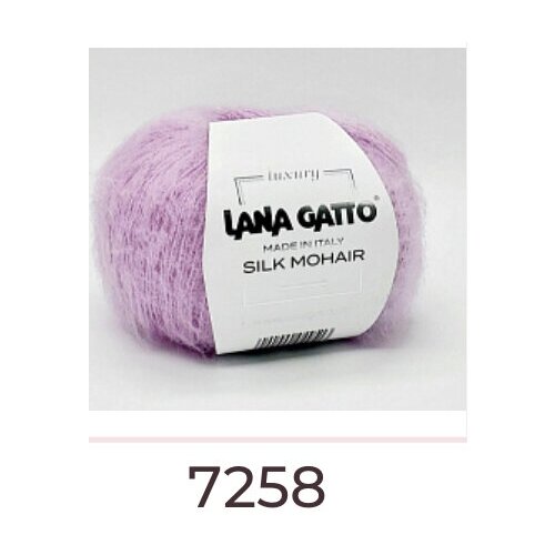 Lana Gatto silk mohair 75% кидмохер 25% шёлк;25гр-212м(1 моток)