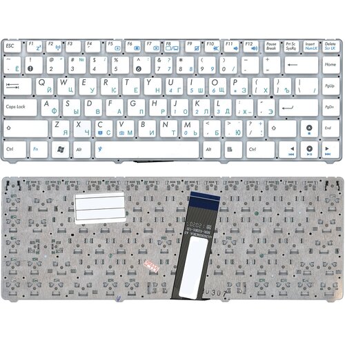 клавиатура для ноутбука 04gnup2kru10 3 mp 10b93su 528 для ноутбуков asus eee pc 1201 1215 1225 u20 vx6 eee pc lamborghini серии код mb002487 Клавиатура для Asus Eee PC 1201 1215 UL20 Белая p/n: 9J. N2K82. A0R, 9J. N2K82. B0R, 9J. N2K82. C0R