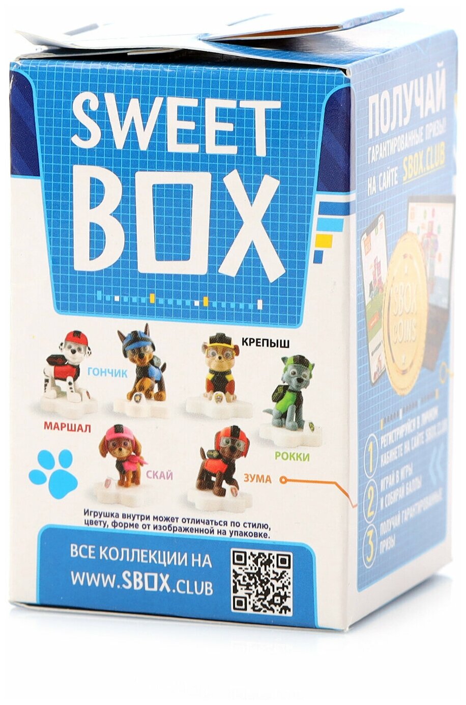 SWEET BOX щенячий патруль 3 Мармелад с игрушкой в коробочке. 10 штук. - фотография № 8