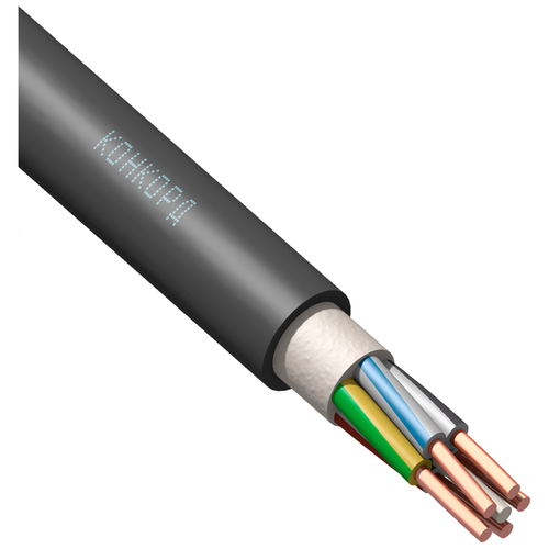 Кабель силовой ВВГнг(A)-LS 5х1,5ок(N, PE) - 0,66 ГОСТ 31996-2012 (Конкорд) 50м кабель силовой ввгнг a ls 4х6ок n 0 66 гост 31996 2012 конкорд 50м