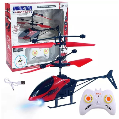 Вертолет на сенсорном управлении красный вертолет 1 toy gyro copter вертолёт на сенсорном управлении со светом коробка т15183