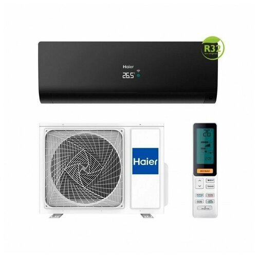 Сплит-система кондиционер HAIER FLEXIS DC Inverter AS25S2SF1FA-B, черный