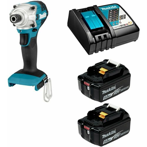 Шуруповерт импульсный аккумуляторный 155Нм 18В LXT Li-Ion 2x5Ач Makita DTD156RTE 3256000₽