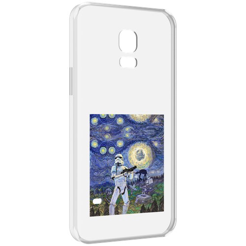 Чехол MyPads star wars звездная ночь для Samsung Galaxy S5 mini задняя-панель-накладка-бампер чехол mypads star wars звездная ночь для samsung galaxy a14 4g 5g задняя панель накладка бампер
