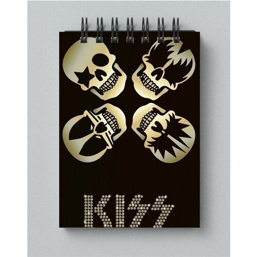 Блокнот Kiss - Кисс № 14 футболка design heroes рок группа kiss мужская черная s