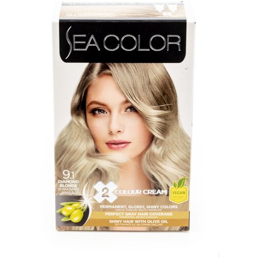 SEA COLOR № 9.1 Алмазный блонд Краска для волос