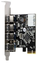 USB 3.2 Gen1 контроллер ORIENT VA-3U4PE