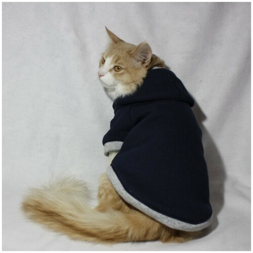 Толстовка с капюшоном для кошек и собак мелких пород 450₽