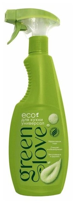 Средство чистящее GREEN LOVE Eco Универсал для кухни спрей 500мл