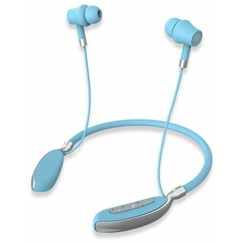 Наушники - гарнитура bluetooth KADUM KD-384BT Голубые 79800₽