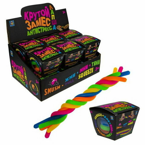 Игрушка антистресс Лапша тянущаяся, крутой замес